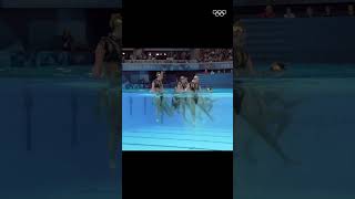 The underwater camera got all the angles 🤩 Olympics [upl. by Adnirolc]