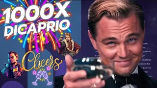 DiCaprio Cheers 🥂💸 Meme Token EXPLODING dicaprio DicaprioCheers [upl. by Kev]