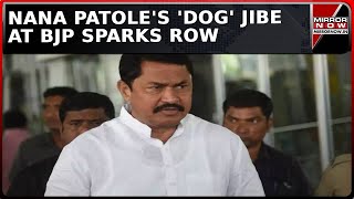 Maharashtra Elections Congress Chief Nana Patole Sparks Row Uses Dog Jibe At BJP  Latest News [upl. by Nollat]