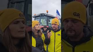 CRS VS AGRICULTEUR JOUR 1 france manifestation agriculture agriculteur cr [upl. by Ytrebil]