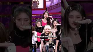 skinniest kpop idols 😰 no hate kpop kpopshorts viral [upl. by Orabla]