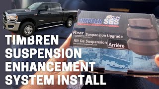 Timbren Rear Suspension Enhancement System install on a 2020 Dodge Ram 2500 Hemi [upl. by Anyt]