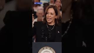 Hecklers interrupt Kamala Harris speech in Wisconsin [upl. by Armallas]