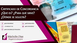 Certificado de Concordancia ¿Qué es ¿Para qué sirve ¿Dónde se solicita [upl. by Hanonew]