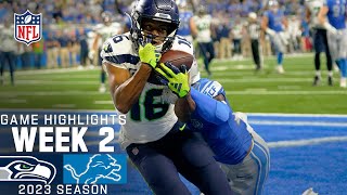 Seattle Seahawks vs Detroit Lions  2023 Week 2 Game Highlights [upl. by Ronel]