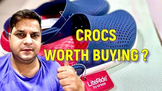 CROCS  VALUE FOR MONEY CROCS LITERIDE SHOES RAINWEAR ALLSEASONSHOES MONSOON MUMBAIRAINS [upl. by Terrilyn]