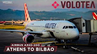 Volotea  A pleasant surprise  A320  Athens to Bilbao [upl. by Hildebrandt]