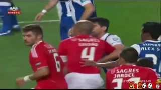 Benfica 3  2 Porto  Taça da Liga  20 Março 2012 [upl. by Rebmik]