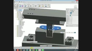 fusion360で金型（曲げ型）設計 Press Dies Ubending [upl. by Allianora]