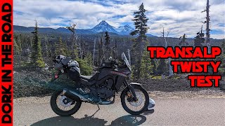 Honda Transalp 750 First Ride Carving Twisties on the Way to Mountaintop Observatory [upl. by Cosme]