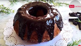 Glaseado de Chocolate en 5 MINUTOS  para bizcochos tartas y donas 🍫 beococina [upl. by Feune]