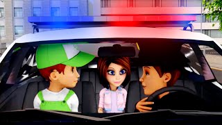 Carro de policia para niños Policia animados en español Carros infantiles Animados carros [upl. by Padraig506]