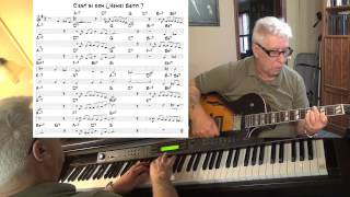 Cest si bon  guitar amp piano jazz cover  Yvan Jacques [upl. by Metsky]