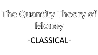 Quantity Theory of Money  Classical In Malayalam [upl. by Aylad]