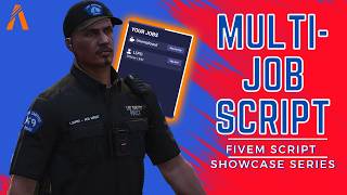 BEST MULTIJOB SCRIPT FOR FIVEM  Script Showcase Showcase and Installation [upl. by Pacien]