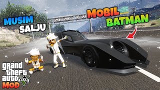 BOBOIBOY CAHAYA DAN SOLAR MENCOBA MOBIL BATMAN  GTA 5 MOD BOBOIBOY KUASA 7 [upl. by Marv]