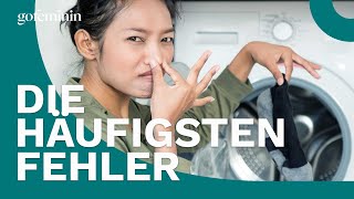 Waschmaschine stinkt Diese 4 häufigen Fehler stecken dahinter [upl. by Elleda]