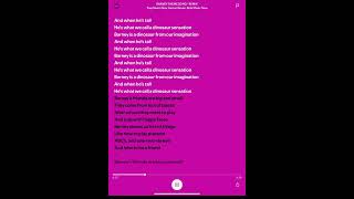 BARNEY THEME SONGREMIX spotify lyrics music shorts [upl. by Enialedam368]