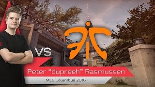 Astralis  dupreeh vs Fnatic  MLG Columbus 2016 [upl. by Weiser]