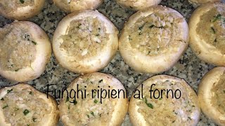 Funghi ripieni al forno [upl. by Ummersen]