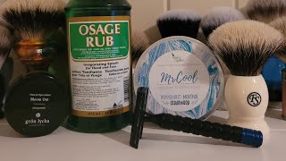 Wetshaving Beard line up  Karve Overlander  Frank shaving  Grön Lycka [upl. by Mullins]