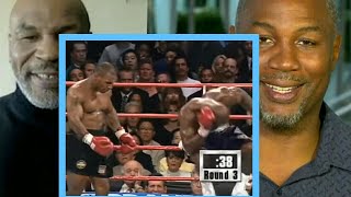 Mike Tyson amp Lennox Lewis talk Fighting Evander Holyfield Headbutts Ear bite Part 4 of podcast [upl. by Antonin]