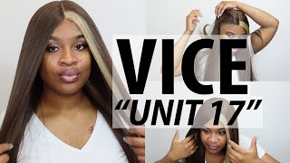 Sensationnel Vice HD Lace Wig Synthetic Hair  UNIT 17 EBONYLINECOM [upl. by Yorztif]