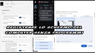 Come registrare lo schermo del computer senza programmi [upl. by Bor607]