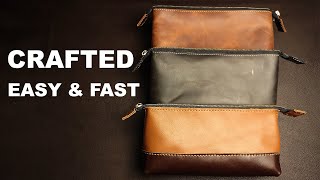 You can craft gift leather cosmetic bag [upl. by Aivatal923]