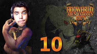 Lets Play 100 Kylesoul sur Oddworld lExode dAbe  10  Cavaux Mudomo [upl. by Urbano316]