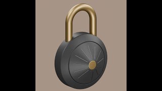 Blender 42  Stylized Lock [upl. by Ilenay]