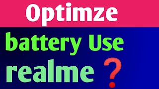 battery optimization setting  auto dont optimize battery use  optimize battery use realme [upl. by Aluk449]