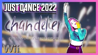 Just Dance 2022 Unlimited Wii  Chandelier Contemporary Dance Version by Sia 128k [upl. by Allerus]