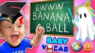 BABY VOCABULARY Shawns 1st Set of Words  Super Mario McDonalds amp Playground Fun FUNnel Visi [upl. by Neville]