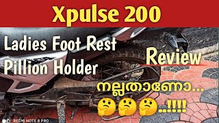 Xpulse 200 Ladies Foot Rest [upl. by Sawyor]