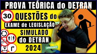 Simulado do DETRAN 2024 Questões da Prova teórica do DETRAN 2024 Exame legislação de trânsito 2024 [upl. by Hiram385]