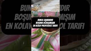 En profiterol tarifi tatlıtarifleri chocolate recipe desserts food shortsvideo viralshorts [upl. by Notsua188]