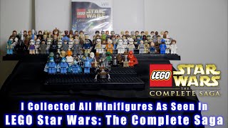 I Collected All Minifigures As Seen In LEGO Star Wars The Complete Saga Full Showcase [upl. by Aileek]