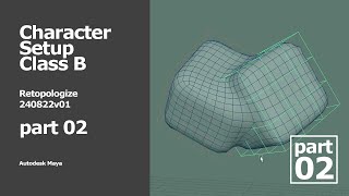 Character Setup Simple Retopologize cB pt02 [upl. by Solahcin349]