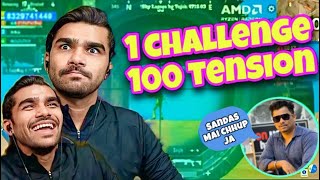 Shreeman legend Bgmi Funniest Challenge Gameplay 😅 1 challenge 100 Tensions shreemanlegend [upl. by Eitsyrc]