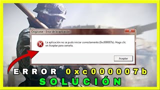 Como Solucionar el Error 0xc00007b en Windows 1087 [upl. by Handbook]