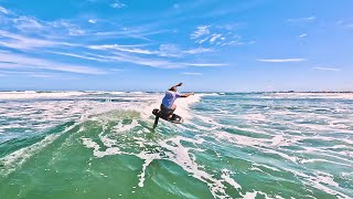 SURF FOILING WITH BULL SHARKS [upl. by Enelime552]