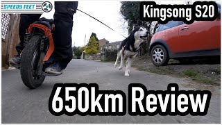 Kingsong S20  650km Review  UK [upl. by Nohj855]