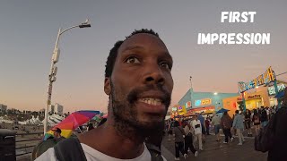 I Visited the Santa Monica Pier and Heres What Happened 🇺🇸 [upl. by Ynnob734]