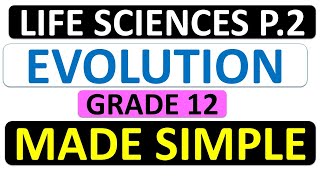 EVOULUTION MADE SIMPLE LIFE SCIENCES PAPER 2 GRADE 12 FINAL EXAMS NOVEMBER EXAMS THUNDEREDUC [upl. by Phyllys]