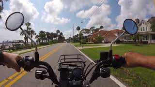 2 Honda Trail 125 Ride around Daytona [upl. by Guglielma629]