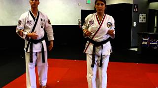 Choong Jung 2 Segment 7 amp 8  Schafers ATA Martial Arts [upl. by Socin]