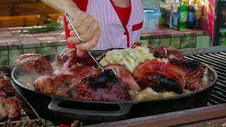 Уличная еда в Польше Свиная рулька помазурски  Golonka po mazursku  Pork knuckle in Masurian [upl. by Knowle]