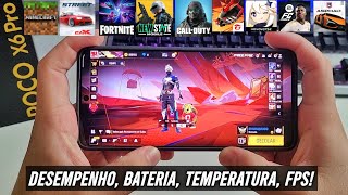 POCO X6 PRO TESTE EM JOGOS PESADOS GAMING TEST 🔥🎮 [upl. by Bronnie]