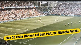 olympische Spiele 2024 in Paris Argentinien gegen Marokko über 30 Fans stürmen den Platz [upl. by Onilecram]